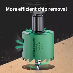GREENERY 19-127mm Hole Saw Cutting Set Saw Cup Wood Crown Drill Bit Sharp Teeth For Drywall Steel Plastic PVC Woodworking Tools