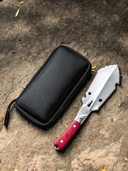 Stainless Steel Multi Tool Set Portable Camping Kit Outdoor Survival Universal Handle Knife Car Home Shovel Saw Bottle Opener