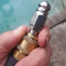 1/4" Female NPT Connect Pressure Washer Sewer Jetter Nozzle for Pressure Drain Jetter Hose Compatible with Most Models