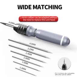 AOCKE Tungsten Needle Grinding Clamp Max Diameter 4MM Tungsten Needle Holder Tungsten Electrode Sharpener Argon Arc Welding