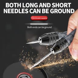 AOCKE Tungsten Needle Grinding Clamp Max Diameter 4MM Tungsten Needle Holder Tungsten Electrode Sharpener Argon Arc Welding