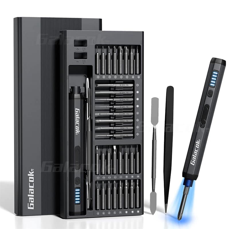 68 IN 1 Precision Electric Screwdriver Set 5 Levels Adjustable Comes Fill Light Professional Mobile Phone IPad Repair Tool