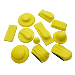 Sanding Disc Holder Sand Paper Backing Polishing Pad Hand Grinding Block PU Foam Sanding Disc for Polishing Wood and Metal
