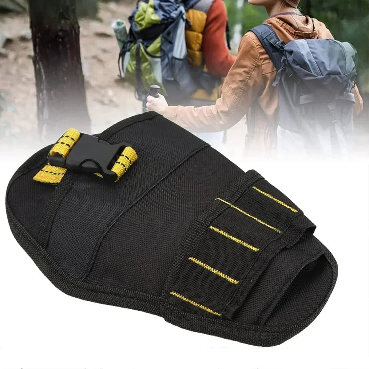Multifunctional Tool Storage Waist Belt Bag Pouch, Durable Hardware Electrician Tool Kit Wrench Screwdriver Drill Organizer