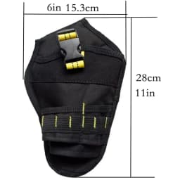 Multifunctional Tool Storage Waist Belt Bag Pouch, Durable Hardware Electrician Tool Kit Wrench Screwdriver Drill Organizer