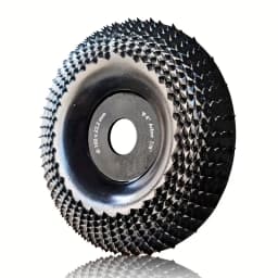 1pc 4 Inch Wood Grinder Wheel Disc, Wood Shaping Wheel, Grinding Wheel Carving Abrasive Disc For Woodworking Sanding Carving Sha