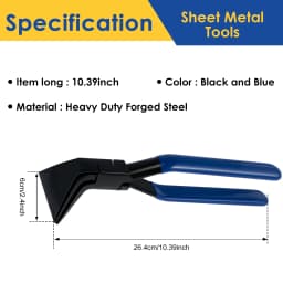 Metal bending pliers flattening pliers manual sealing metal plate tools durable manual sealing machine sheet metal tool kit