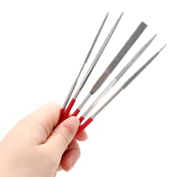 DIYWORK for Ceramic Glass Gem Stone Hobbies and Crafts MTS013 140mm Diamond Coated 10Pcs Hand Tools Mini Needle File Set