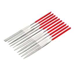 DIYWORK for Ceramic Glass Gem Stone Hobbies and Crafts MTS013 140mm Diamond Coated 10Pcs Hand Tools Mini Needle File Set