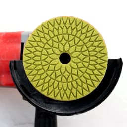 RIJILEI 10 Pcs/Lot 4 Steps 100mm Top Marble Polishing Pads 4Inch Stone Polishing Pad Granite Wet Flexible Polishing Pad WPD06