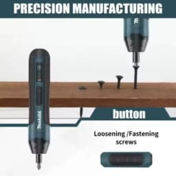 Makita Cordless Electric Screwdriver 3.6V 5N.m Torque 1/4' Chuck 1300mAh Li-ion Battery HT422 for Home Improvement