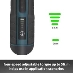 Makita Cordless Electric Screwdriver 3.6V 5N.m Torque 1/4' Chuck 1300mAh Li-ion Battery HT422 for Home Improvement