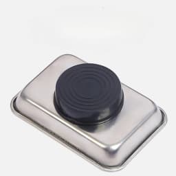 Round Square Magnetic Bowl, Stainless Steel Parts Tray, Durable, Holds Screws Nuts Bolts, Easy Access, Prevents Loss, Workshop