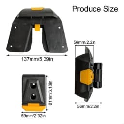 Tool Belt High Quality Sturdy ABS Waist Buckle Quick Attach Durable Waist Bag Clip Compatible Replacement Professional Use