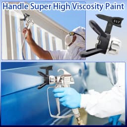 Reversible Airless Paint Spray Tip 517 with OneSeal, Precise Spray Nozzle for Airless Paint Sprayers