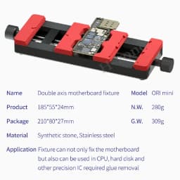 MECHANIC ORI Mini Motherboard PCB Fixture for Board High Temperature Repair Holder Remove Glue BGA Soldering Jigs Tools