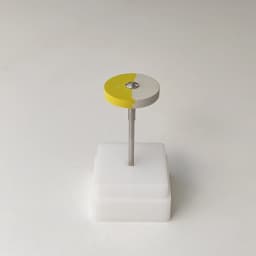 1 Diamond Rubber Polishing Wheel Disc, Dual-Color Polishing Disc, Suitable for Porcelain Metal Grinding Head Polishing Head