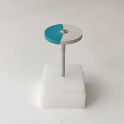 1 Diamond Rubber Polishing Wheel Disc, Dual-Color Polishing Disc, Suitable for Porcelain Metal Grinding Head Polishing Head