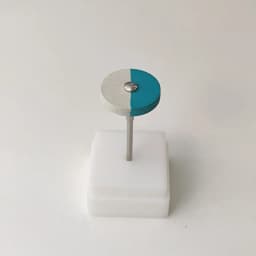 1 Diamond Rubber Polishing Wheel Disc, Dual-Color Polishing Disc, Suitable for Porcelain Metal Grinding Head Polishing Head