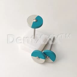 1 Diamond Rubber Polishing Wheel Disc, Dual-Color Polishing Disc, Suitable for Porcelain Metal Grinding Head Polishing Head