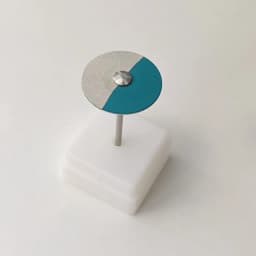 1 Diamond Rubber Polishing Wheel Disc, Dual-Color Polishing Disc, Suitable for Porcelain Metal Grinding Head Polishing Head