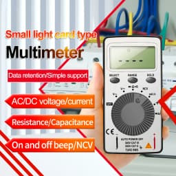 AN101 Mini Digital Multimeter 4000Count T-RMS AC/DC NCV Capacitance Ammeter Voltmeter Tester Multimetro Digital Profesional Test
