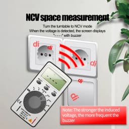 AN101 Mini Digital Multimeter 4000Count T-RMS AC/DC NCV Capacitance Ammeter Voltmeter Tester Multimetro Digital Profesional Test
