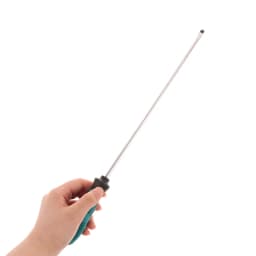 New 1PC Green Rubber Handle Magnetic Screwdriver Long Slotted Screwdriver Installation And Disassembly Repair Hand Tool for Home