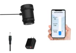 Tank Level Monitor Ultrasonic Water Level Sensor Liquid Oil Solid Particles Detector Tuya Smart APP Wifi Remote Alarm Real-time