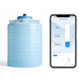 Tank Level Monitor Ultrasonic Water Level Sensor Liquid Oil Solid Particles Detector Tuya Smart APP Wifi Remote Alarm Real-time