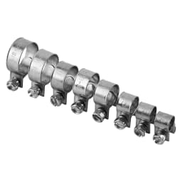 10PCS Stainless Steel Hose Clamps for Oil Pipes 6mm-20mm Available Sizes Hose Clamps Pipe Clamps Hose Retention Hardware