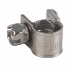 10PCS Stainless Steel Hose Clamps for Oil Pipes 6mm-20mm Available Sizes Hose Clamps Pipe Clamps Hose Retention Hardware