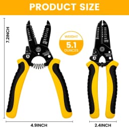 Multifunctional Wire Stripping Pliers Cable Shearing and Crimper Stripping Manual Electrician's Tools