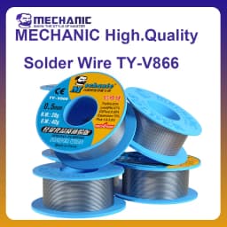 MECHANIC OFFICIAL TY-V866 40g High. Quality Solder Wire Solder Wire 0.2-0.8mm 40g Rosin Core 183°C For Mobile Repair PCB CPU BGA