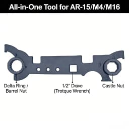 Armorer's Wrench for AR-15/M4/M16 | Delta Ring & Castle Nut Removal Tool