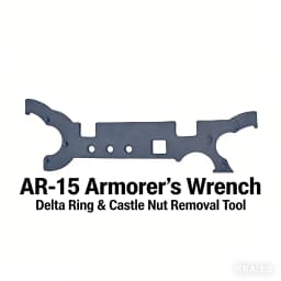 Armorer's Wrench for AR-15/M4/M16 | Delta Ring & Castle Nut Removal Tool