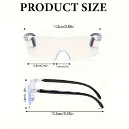 1pc Large Lens Portable Magnifying Glass -300% Magnification - Suitable for Reading, Crafting, Sewing, and DIY
