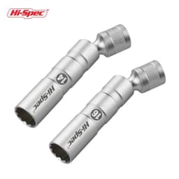 Hi-Spec Magnetic Universal Spark Plug Socket Wrench 14/16mm Install Replace Car Repair Kit Spark Plug Removal For Car Repair