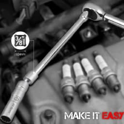 Hi-Spec Magnetic Universal Spark Plug Socket Wrench 14/16mm Install Replace Car Repair Kit Spark Plug Removal For Car Repair