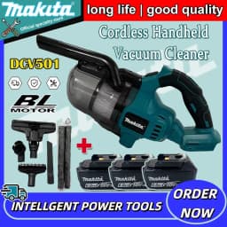 Makita DCV501 Brushless Vehicle Mounted Floor Cordless Handheld Vacuum Cleaner Portable Cleaner Household Power Tools FitCar