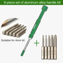 LAOA 1/4 Screwdriver Manual Screwdriver Head Handle Bit Handle Accessories