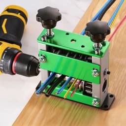 Manual Dual Drive Wire Stripper Machine Hand Crank Portable Cable Peeler for 1-17mm Scrap Copper Aluminum Wire Recycling Tool