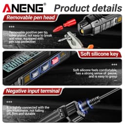A3005+B20 Digital Multimeter Professional Insulated Voltage Test Pen Non-Contact AC/DC VoltageTester Double Head Screwdriver