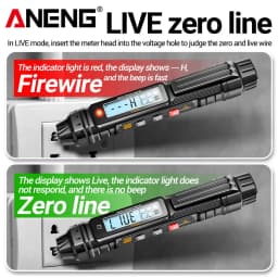 A3005+B20 Digital Multimeter Professional Insulated Voltage Test Pen Non-Contact AC/DC VoltageTester Double Head Screwdriver