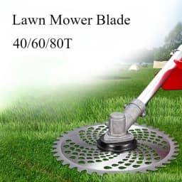 6-1Pcs 40/60/80T Lawn Mower Blade Carbide Blades Grass Trimmer Head Saw Blade Cutting Disc for Garden Weed Mower Parts