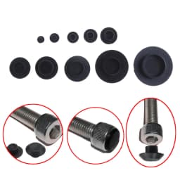 10Pcs Hex Socket Allen Bolt Screw Nut Hexagon Head Cover Cap Protector M4,M5, M6, M8, M10,M12