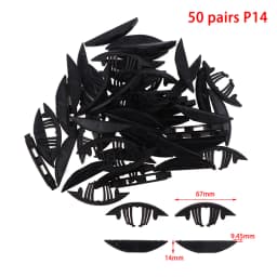 50Pair Woodworking Lamino Invisible Connector P15 P14 Plywood 2 In 1 Fastener For Lamino Slotting Machine Reusable Accessories