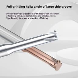 1 Tooth Carbide Milling Thread Endmills 1 Tooth Thread Milling Cutter Tungsten Carbide Steel M0.8 M0.9 M1 M2 M3 M4 M5 M6 M8-M30