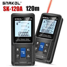 SNAKOL 3-in-1 Laser Rangefinder Tape Measure: 40/50/70/100/120m Digital Distance Meter, Portable Electronic Ruler Measuring Tool