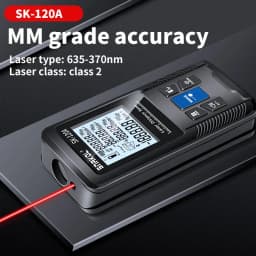 SNAKOL 3-in-1 Laser Rangefinder Tape Measure: 40/50/70/100/120m Digital Distance Meter, Portable Electronic Ruler Measuring Tool